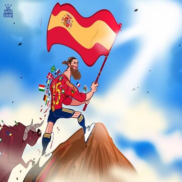 ببینید: راموس بر قله اروپا ایستاد!