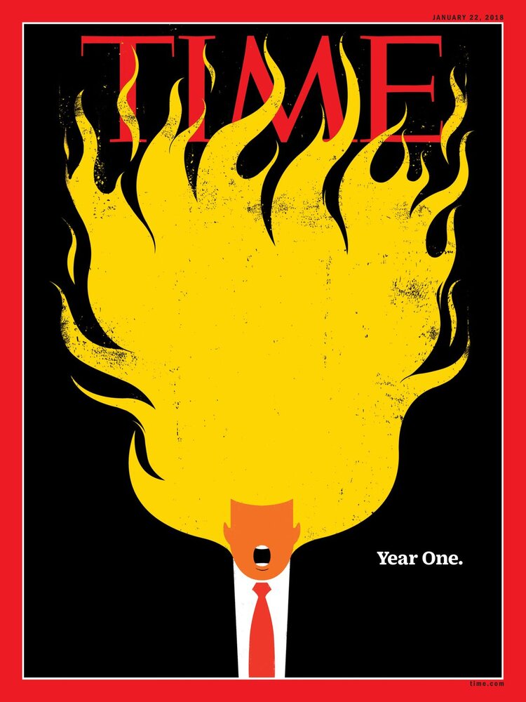 تصاویر جنجالی ترامپ روی جلد مجله‌ها 4