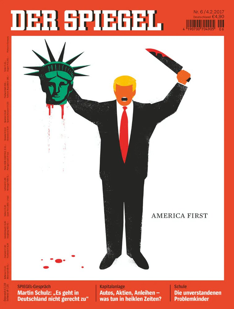 تصاویر جنجالی ترامپ روی جلد مجله‌ها 6
