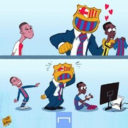 اینم عاقبت انتخاب بد بارسلونا!