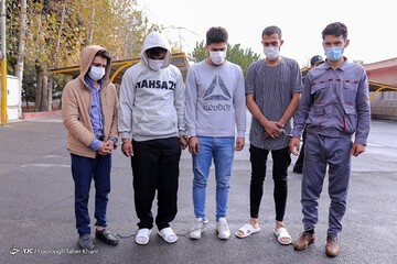 دستگیری زورگیران قمه به دست آزادراه تهران - شمال