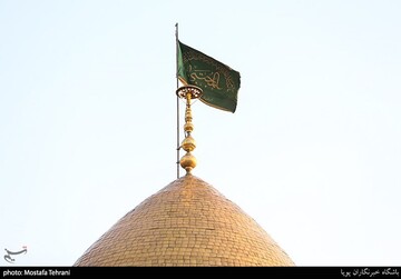 گل آرایی حرم حضرت عبدالعظیم(ع)