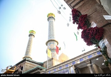 گل آرایی حرم حضرت عبدالعظیم(ع)