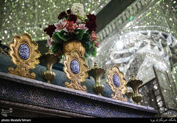 گل آرایی حرم حضرت عبدالعظیم(ع)