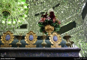 گل آرایی حرم حضرت عبدالعظیم(ع)