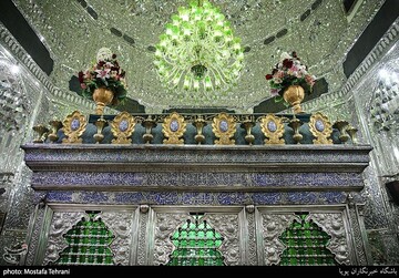 گل آرایی حرم حضرت عبدالعظیم(ع)