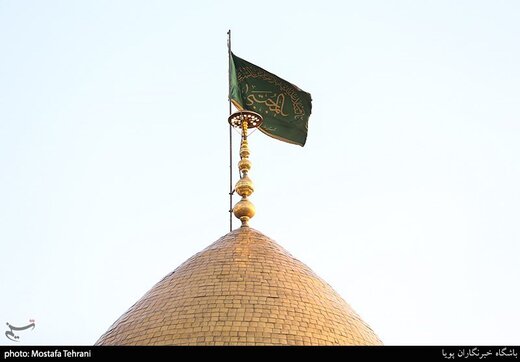 گل آرایی حرم حضرت عبدالعظیم(ع)