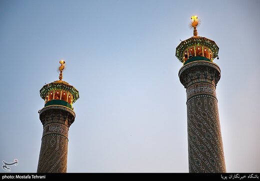 گل آرایی حرم حضرت عبدالعظیم(ع)