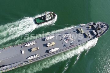 ببینید | تصاویر جدید و غرورآفرین از ناو جدید سپاه