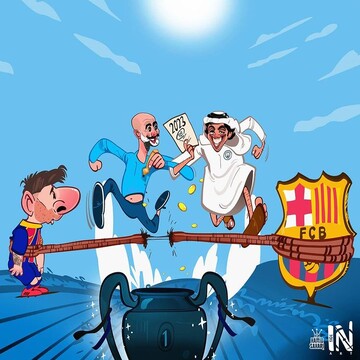 ببینید: رابطه مسی و بارسلونا به مو رسیده!