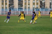 تیم فوتبال ۹۰ ارومیه برابر هوادار تهران شکست خورد