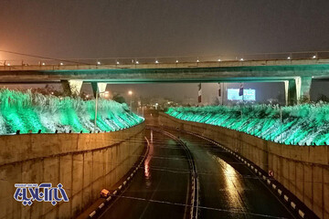بارش برف در مشهد