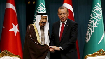 اردوغان به شاه سعودی تبریک گفت