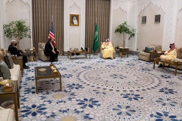 توئیت پمپئو علیه ایران پس از دیدار با بن سلمان