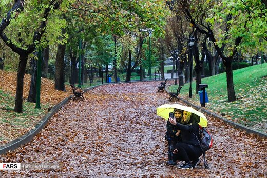 باران استمراری در پایتخت