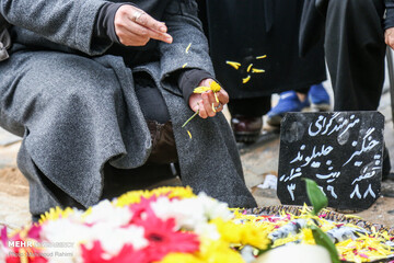 مراسم خاکسپاری مرحوم چنگیز جلیلوند