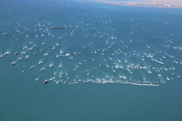 ببینید | رژه ۱۰۰۰شناور بسیج دریایی در تنگه هرمز