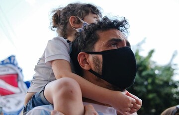 هواداران در سوگواری بزرگ دیگو مارادونا فوتبال