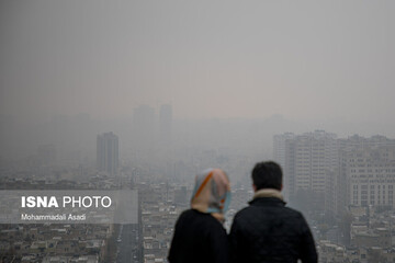تهران در مه
