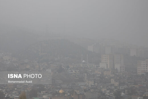 تهران در مه
