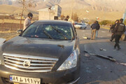 ببینید | ویدیویی تلخ از اصابت گلوله‌های زیاد تروریست‌ها به خودروی شهید فخری‌زاده