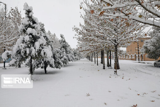 بارش برف پاییزی در ارومیه، زنجان و اردبیل