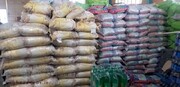 کشف ۱۲ تن برنج احتکار شده در یاسوج +تصاویر