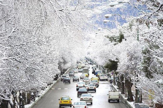 باران و برف در ۱۲ استان کشور