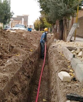 طرح کابل کشی ۲۰کیلوولت در خیابان محرّم شهرستان سرخه اجرا شد