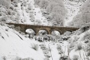 تصاویر | بارش برف پاییزی «ورسک» را زیباتر کرد