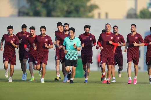 پر انرژی مثل تمرین پرسپولیس