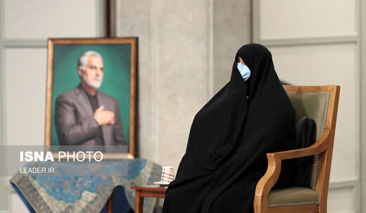 دیدار دست‌اندرکاران مراسم سالگرد شهادت حاج قاسم سلیمانی با مقام معظم رهبری