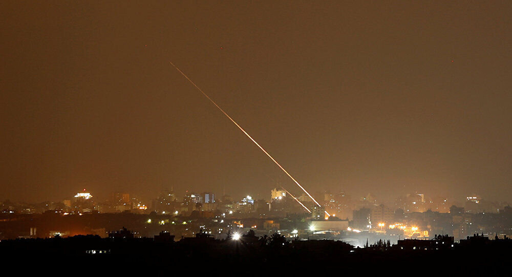 لحظه پرتاب هزاران موشک از غزه به اسرائیل