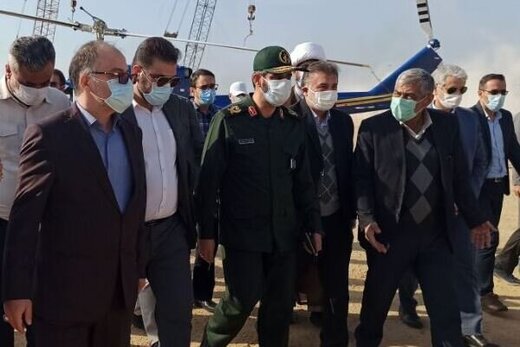 فرمانده قرارگاه سازندگی خاتم الانبیاء(ص) از بندرپارسیان بازدیدکرد