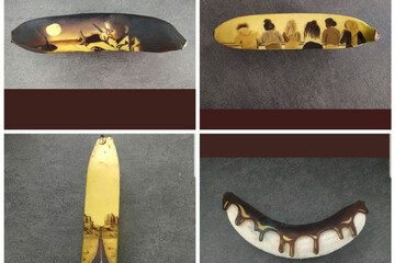 عکس | هنر خیره‌کننده حکاکی روی پوست موز