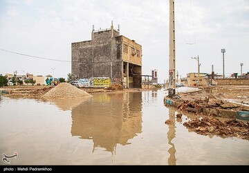 آبگرفتگی معابر در محله کیانشهر- اهواز