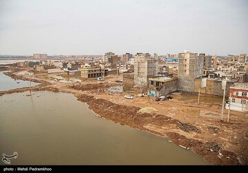 آبگرفتگی معابر در محله کیانشهر- اهواز