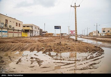 آبگرفتگی معابر در محله کیانشهر- اهواز