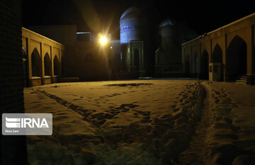 اولین بارش برف فصل زمستان در اردبیل