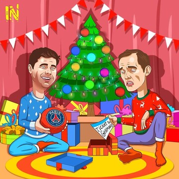 هدیه کریسمسی این دو مربی رو ببینید!