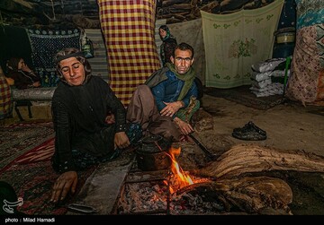 یک روز بارانی در روستای کتک -خوزستان