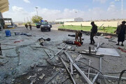 ببینید | اولین تصاویر از انفجار در فرودگاه عدن