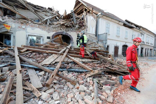 ببینید | تصویری از زلزله ۶.۴ ریشتری و مرگبار در کرواسی 