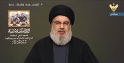 دبیرکل حزب‌الله:حادثه ترور شهید سلیمانی برای همیشه در تاریخ خواهد ماند/ غزه و لبنان خط مقدم ما هست