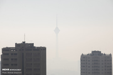 ادامه آلودگی هوای تهران