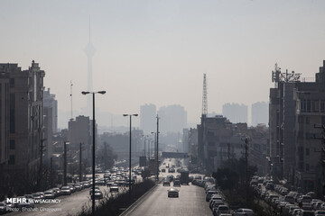 ادامه آلودگی هوای تهران