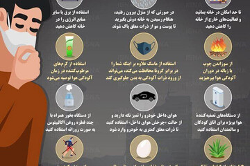 ببینید | نکاتی برای مراقبت از خود در شرایط آلودگی هوا