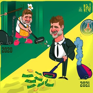 این سرمربی دارد پول جارو می‌کند!