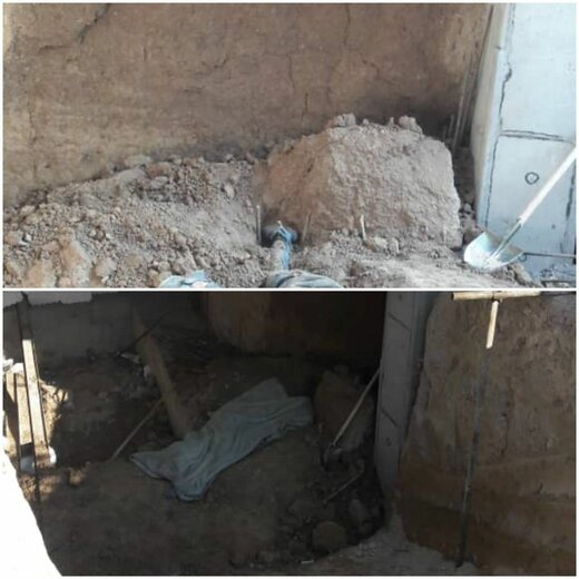 زنده به گور شدن یک کارگر در گلستان/ گودبرداری غیراصولی و تکرار حوادث تلخ 