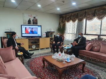 دیدار استاندار کهگیلویه و بویراحمد با رئیس جمعیت هلال احمر جمهوری اسلامی ایران 